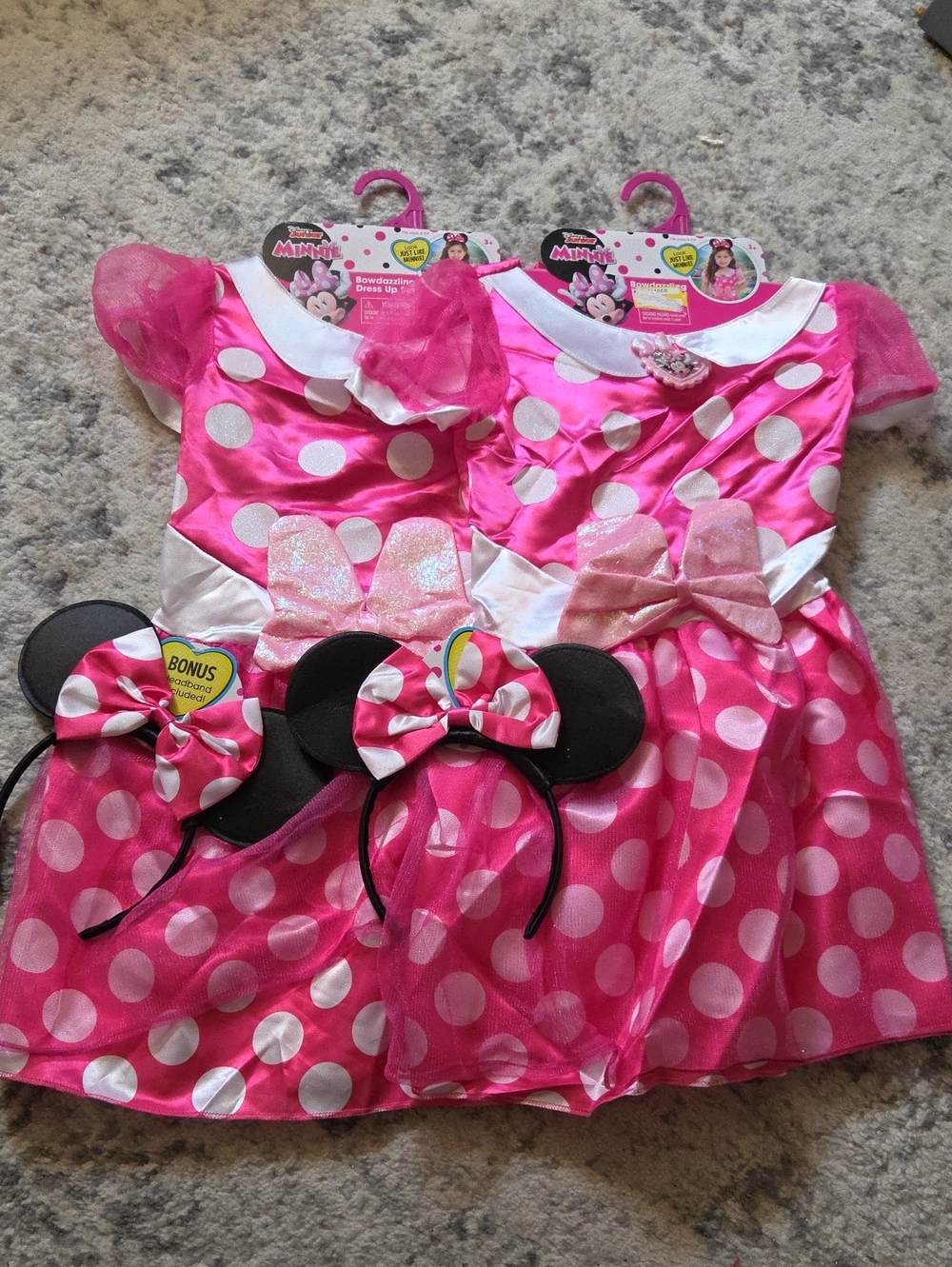 Disney- Minnie Kids Costume Dress with Ears